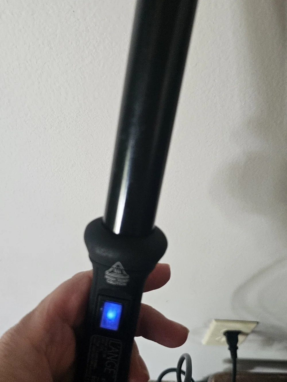 L'ANGE Hair Curling Wand Black